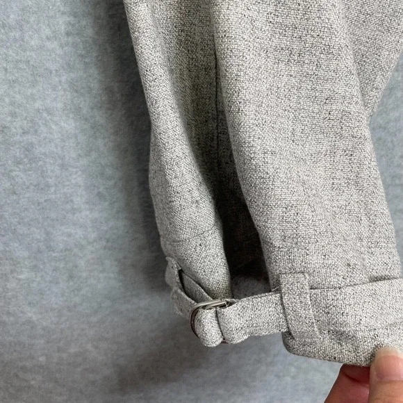 Reiss Brianna Wool Blend Cargo Gray Pants Sz. - Picture 4 of 15